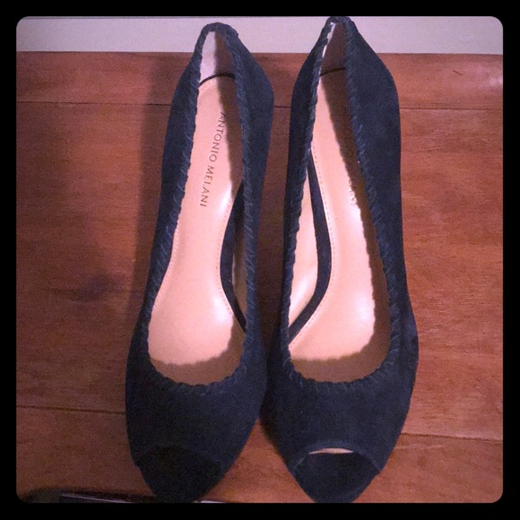 Antonio Melani Luna peep toe platform pumps - Picture 1 of 3